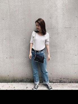 momokoさん（レディース・155cm）の春コーディネート