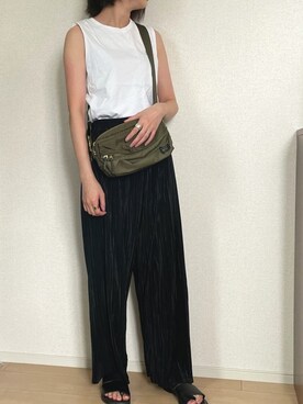 「KIWI（キィウイ）のアイテム」を使った、nocccoさん（レディース・155cm）の夏コーディネート