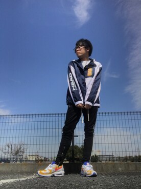 「airmax」｜「アイテム（ジャケット/アウター）」を使った、あだっちさん（メンズ・163cm）の春コーディネート