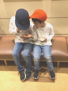 hotbさん（キッズ・130cm）の夏コーディネート