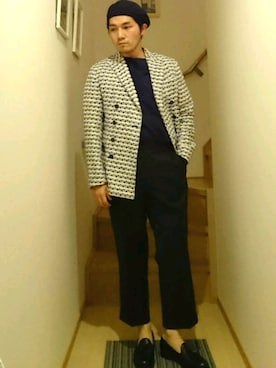 akira miyashitaさん(メンズ・170cm)の春コーディネート