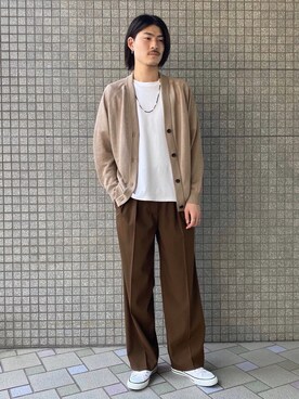 「PUBLIC TOKYO（パブリックトウキョウ）のアイテム（アクセサリー）」を使った、sasarei0131さん（メンズ・180cm）の春コーディネート