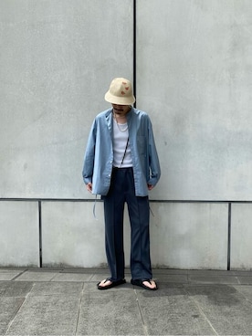 「PUBLIC TOKYO（パブリックトウキョウ）のアイテム（アクセサリー）」を使った、sasarei0131さん（メンズ・180cm）の夏コーディネート