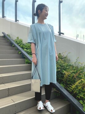 Zucca ズッカ のワンピース ブルー系 を使った人気ファッションコーディネート Wear