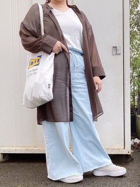 「夏に向けて」｜いい女研究員さん（レディース・153cm）の夏コーディネート