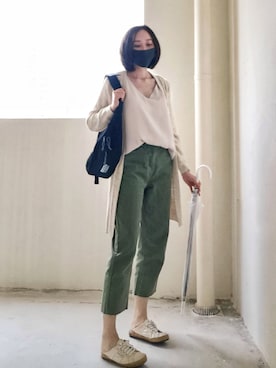 「MANGO（マンゴ）のアイテム（その他アウター）」を使った、giinnykさん（レディース・167cm）の春コーディネート