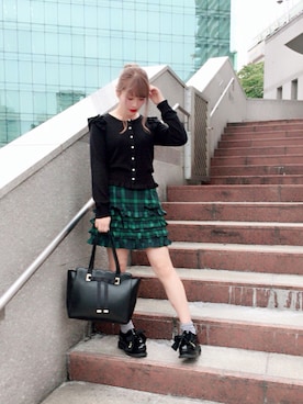 「タータンチェック」｜yukaさん（レディース・161cm）の秋コーディネート