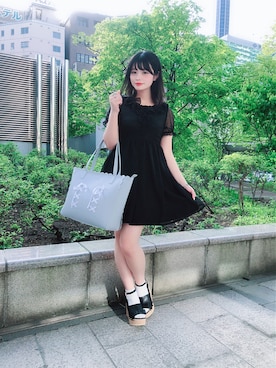 「デート服」｜「アイテム（ワンピース/ドレス）」を使った、yukaさん（レディース・161cm・20代）の春コーディネート