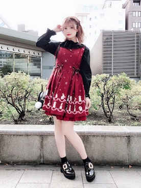 「アイテム（ワンピース/ドレス）」を使った、yukaさん（レディース・161cm・30代）の秋コーディネート