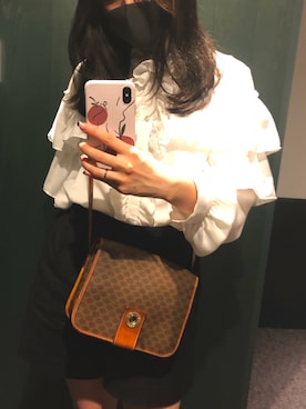 「ハーフパンツコーデ」｜Yuka さん（レディース・160cm）の冬コーディネート