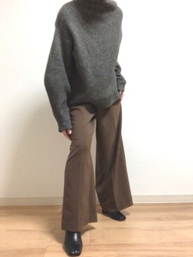 Tinaさん（レディース・158cm）の冬コーディネート