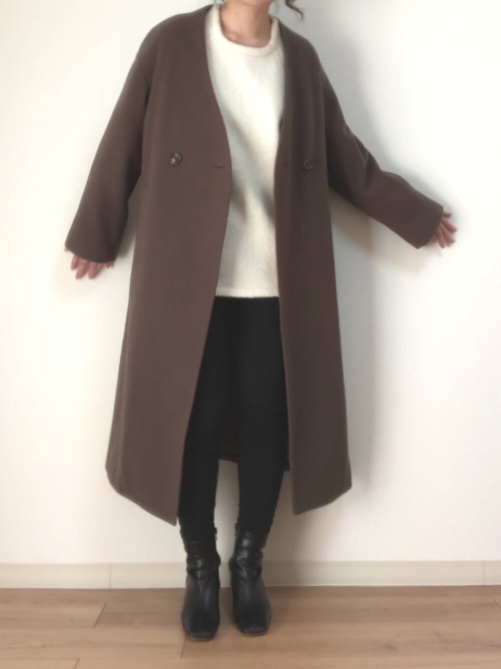 SLOBE IENA（スローブイエナ）の「SUPER100 Vネックオーバー
