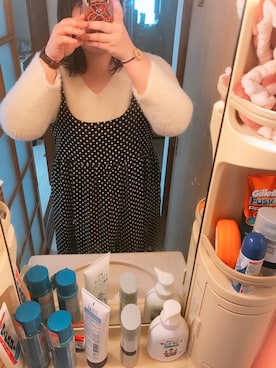 「BLUEPOPS（ブルーポップス）のアイテム」を使った、ぴよさん（レディース・167cm）の冬コーディネート