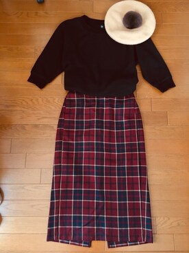 「FREAK'S STORE（フリークスストア）のアイテム（ハンチング/ベレー帽）」を使った、ベッティーさん（レディース・157cm）の秋コーディネート