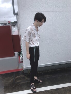 「NADIA（NADIA）のアイテム」を使った、tさん（メンズ・166cm）の夏コーディネート