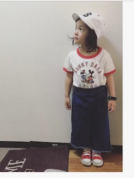 子持ちししゃも🐟さん（キッズ・90cm）の夏コーディネート