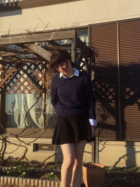 「PEACE！！」｜GraceMeiさん（レディース・160cm）の冬コーディネート