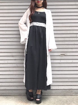 「アイテム（チョーカー）」を使った、eatme-staffさん（レディース・162cm）の夏コーディネート