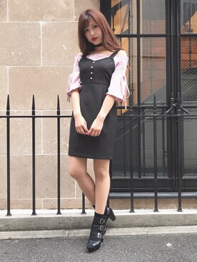 Eatme イートミー の オフショルレイヤードワンピース ワンピース Wear