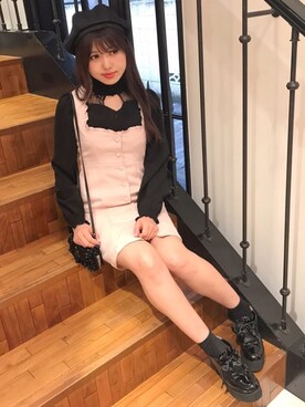 「アイテム（雑貨/ホビー）」を使った、eatme-staffさん（レディース・162cm）の春コーディネート