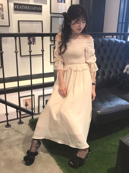 Eatme Staff Eatme原宿店 Eatmeのワンピースを使ったコーディネート Wear