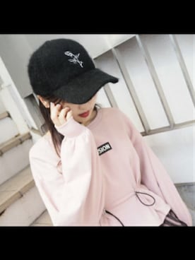「キャップ女子」｜eatme-staffさん（レディース・162cm）の秋コーディネート