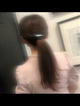 「ヘアゴム」｜eatme-staffさん（レディース・162cm）の春コーディネート