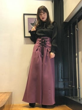 「ブラウスコーデ」｜eatme-staffさん（レディース・150cm）の冬コーディネート