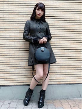 「バレッタ」｜eatme-staffさん（レディース・160cm）の冬コーディネート