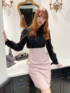 「ハイネックトップス」｜eatme-staffさん（レディース・164cm）の冬コーディネート