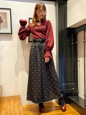 「袖コンシャス」｜eatme-staffさん（レディース・164cm）の冬コーディネート