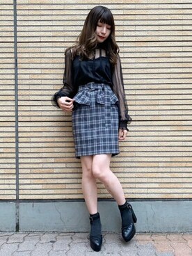 「ぺプラム」｜eatme-staffさん（レディース・162cm）の春コーディネート