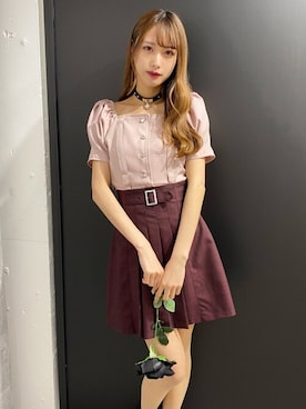 「プリーツ」｜eatme-staffさん（レディース・164cm）の夏コーディネート