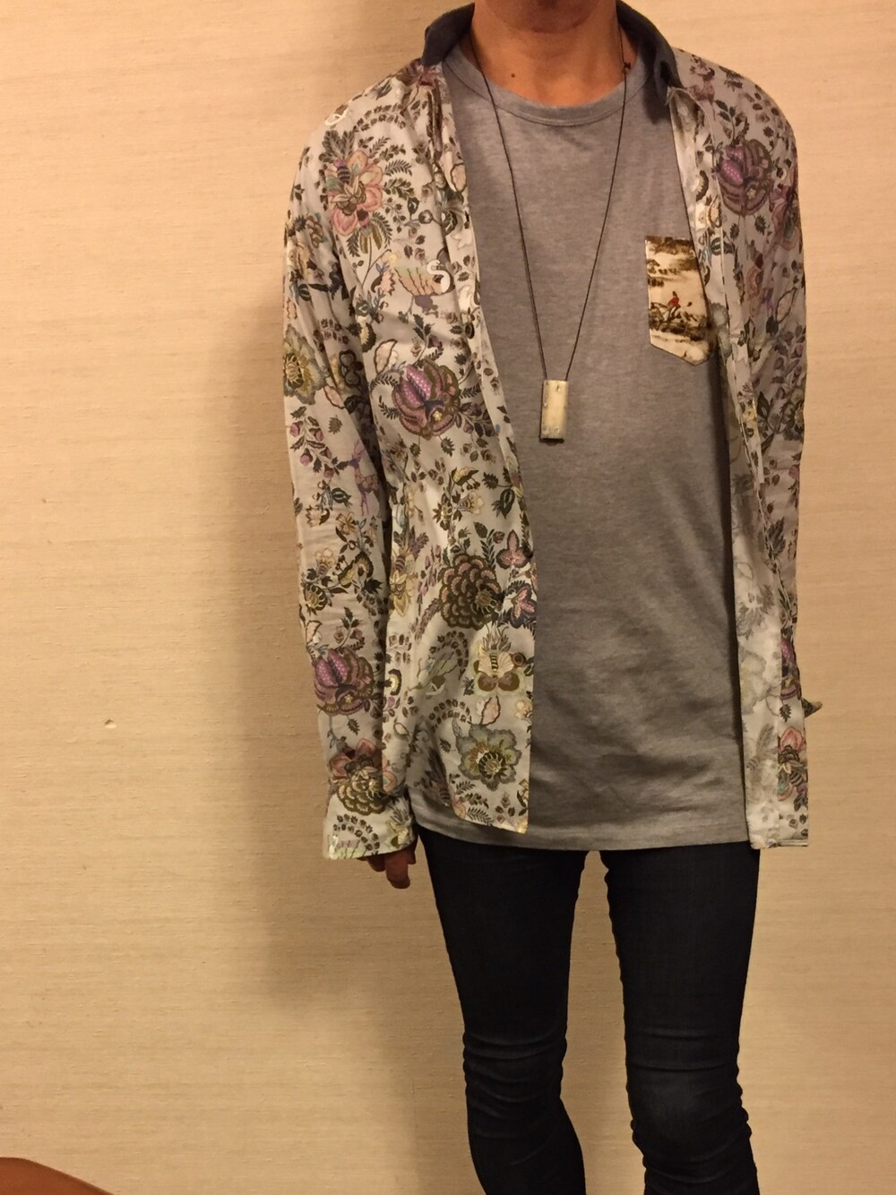「PAUL&JOEのアイテム（シャツ/ブラウス、ベージュ系）」を使った、utnapishtimさん（メンズ・171cm）の夏コーディネートの1枚目の写真