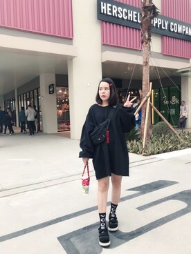 「Taichung」｜「アイテム（その他）」を使った、La Changさん（レディース・156cm）の冬コーディネート
