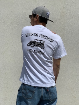 「アパレル」｜「アイテム（帽子）」を使った、enginestallさん（メンズ・177cm）の春コーディネート