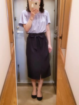 「レースカラー」｜yukoさん（レディース・153cm）の夏コーディネート