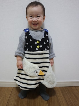 z...kさん(キッズ・70cm)の冬コーディネート