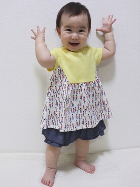 「sense of wonder（センスオブワンダー）のアイテム（トップス）」を使った、z...kさん（キッズ・80cm）の夏コーディネート