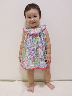 「sense of wonder（センスオブワンダー）のアイテム（トップス）」を使った、z...kさん（キッズ・80cm）の夏コーディネート