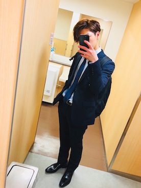 「アイテム（フォーマルスーツ/小物）」を使った、いっすぃんさん（メンズ・178cm・10代）の春コーディネート