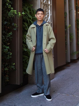 「UNITED ARROWS（ユナイテッドアローズ）のアイテム（その他アウター）」を使った、IMさん（メンズ・174cm）の秋コーディネート