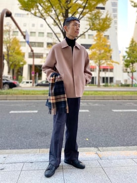 「UNITED ARROWS（ユナイテッドアローズ）のアイテム（その他アウター）」を使った、IMさん（メンズ・174cm）の秋コーディネート
