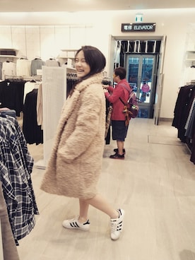 「H&M（エイチ・アンド・エム）のアイテム（チェスターコート）」を使った、Jeanneさん（レディース・160cm）の秋コーディネート