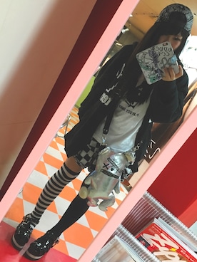 「ALGONQUINS（アルゴンキン）のアイテム（バッグ）」を使った、りゆんさん（レディース・151cm）の秋コーディネート