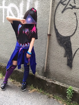 「アイテム（パーカー）」を使った、りゆんさん（レディース・151cm・10代）の秋コーディネート