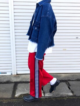 「平成最後のWEARISTAセンバツ」｜「アイテム（デニムジャケット）」を使った、kojiさん（メンズ・173cm）の春コーディネート