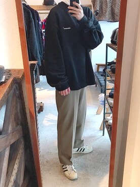 「ADER error（アーダーエラー）のアイテム」を使った、kojiさん（メンズ・173cm）の夏コーディネート
