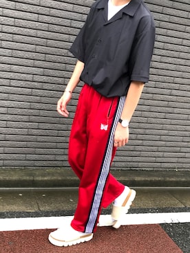 「FitUs（フィットアース）のアイテム」を使った、kojiさん（メンズ・173cm）の夏コーディネート