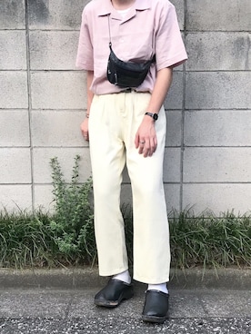 「FitUs（フィットアース）のアイテム」を使った、kojiさん（メンズ・173cm）の夏コーディネート